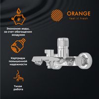 Orange Sole смеситель для ванны/душа однорычажный, хром арт-M03-100cr — фото 2, Смеситель для ванны