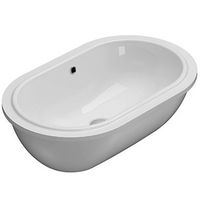 Раковина GLOBO FORTY3 под столешницу без отверстий цвет белый SC043BI — фото 1, Раковины накладные