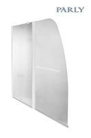 Товар: Шторка на ванну Parly 130x120, распашная, стекло матовое, профиль белый арт-F03F - фото 3 Шторка на ванну Parly 130x120, распашная, стекло матовое, профиль белый арт-F03F — фото 3, Шторки для ванной распашные