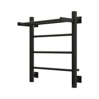 Полотенцесушитель электрический Grota App 530х600 черный App 530х600 RAL9005 EL — фото 4, Электрические полотенцесушители