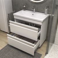 Тумба под раковину VIGO Holly 80 напольная белый арт-041 — фото 4, Тумбы под раковину