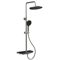 Товар: Душевая стойка ENNA, графит брашинг EN-200-GR-C4 - фото 2 Душевая стойка ENNA, графит брашинг EN-200-GR-C4 — фото 2, Душевые стойки