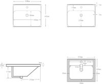 Товар: Тумба с раковиной Aquanet Слим 50 напольная 2 ящ. цв.белый сатин 00348176 - фото 11 Тумба с раковиной Aquanet Слим 50 напольная 2 ящ. цв.белый сатин 00348176 — фото 11, Тумбы с раковиной