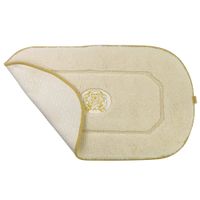 Товар: Коврик д/ванной комнаты овальный 60х100 см., вышивка логотип MIGLIORE, кремовый, окантовка золото арт-31941 - фото 5 Коврик д/ванной комнаты овальный 60х100 см., вышивка логотип MIGLIORE, кремовый, окантовка золото арт-31941 — фото 5, Коврики для ванной комнаты