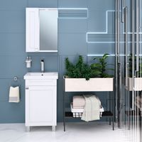 Товар: Зеркальный шкаф OSTIN 50 /левый/ AQUA DE MARCO 1050WCOST/L - фото 6 Зеркальный шкаф OSTIN 50 /левый/ AQUA DE MARCO 1050WCOST/L — фото 6, Зеркальные шкафы в ванную