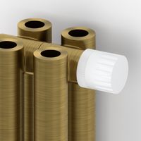 Отопительный радиатор Сунержа Эстет-00 EU50 500х900 20 секций Состаренная латунь 051-0322-5020 — фото 2, Радиаторы отопления