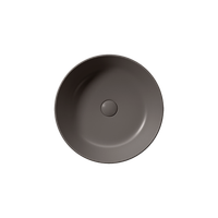 раковина накладная KUBE X Ø45 коричневый матовый арт-942716 — фото 1, Раковины накладные