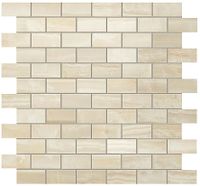 Товар: Плитка Супернова Оникс Айвори Шиффон Брик Мозаика 30,5x30,5 (0,465кв.м.) 600110000203 - фото 1 Плитка Супернова Оникс Айвори Шиффон Брик Мозаика 30,5x30,5 (0,465кв.м.) 600110000203 — фото 1, Мозаика