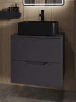 Товар: Orange Line Li-60TugMDF+B02-460MB тумба с раковиной подвесная 60 см, графит/черный Li-60TugMDF+B02-460MB - фото 5 Orange Line Li-60TugMDF+B02-460MB тумба с раковиной подвесная 60 см, графит/черный Li-60TugMDF+B02-460MB — фото 5, Тумбы с раковиной