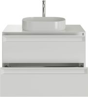 Тумба под раковину Allen Brau Fantasy 80 1.11001.WM 2.0 белый матовый — фото 2, Тумбы под раковину