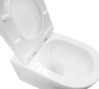 Унитаз подвесной Azario NOVE 360х530х365 безободковый, система смыва "Торнадо", быстросъемное сиденье микролифт арт-AZ-9312T — фото 5, Подвесные унитазы