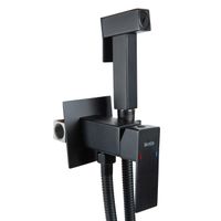 Товар: BOND Smart Смеситель для гигиенического душа с внутренней частью, однорычажный черный матовый арт-B67-1188 - фото 4 BOND Smart Смеситель для гигиенического душа с внутренней частью, однорычажный черный матовый арт-B67-1188 — фото 4, Гигиенические души