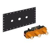 Внутренняя часть, Gessi, назначение-для смесителя с изливом, стандарт подвода воды-1/2", цвет-хром, герметичная арт-45089.031 — фото 1, Комплектующие для смесителей