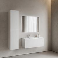 Тумба подвесная SANCOS Snob R 1.0 995х445х406, c одним ящиком оснащенным доводчиками, Bianco , арт. арт-SNR1.0100LW — фото 6, Тумбы под раковину