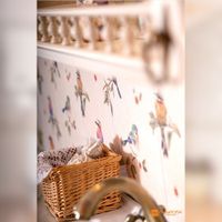 Зеркало со шкафчиком и балюстрадой Бриклаер КАНТРИ 115SB, бежевый дуб прованс — фото 9, Шкафы для ванной