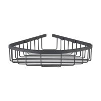 Полка металлическая угловая Rose , черный арт-RW11H — фото 1, Полки для ванной и душа