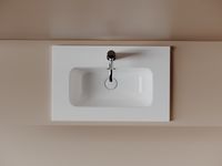 Раковина мебельная накладная Compact 610x395x170, цвет белый арт-CN7025 — фото 3, Раковины встраиваемые сверху