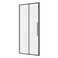 Дверь в нишу Niagara Nova (90х195) графит,раздвижная влево,стекло шиншилла,1 место арт-NG-34-L9CHGR — фото 1, Раздвижные душевые двери