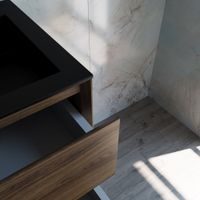 База под раковину Luka 600 подвесная, 2 выкатных ящика soft-close, С.Oak арт-VMC-2L600CO — фото 8, Тумбы под раковину