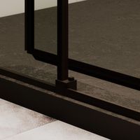 Душевой уголок RGW SV-42B (SV-12B + Z-050-2B) 1300x900, профиль черный, стекло прозрачное, арт-32324239-014 — фото 7, Прямоугольные душевые уголки