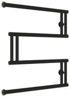 Полотенцесушитель водяной Сунержа High-Tech+ model "M" 600х600 Матовый чёрный арт-31-4050-6060 — фото 4, Водяные полотенцесушители