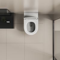 Товар: Унитаз ABBER Bequem AC1126P подвесной белый с импульсным смывом - фото 6 Унитаз ABBER Bequem AC1126P подвесной белый с импульсным смывом — фото 6, Подвесные унитазы