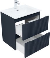 Тумба с раковиной Aquanet Джейн 60 цв.маренго (раковина Flat) 00332541 — фото 6, Тумбы с раковиной