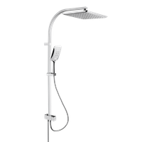 Shine Square Душевая колонна с верхним и ручным душем (без смесителя) VITRA арт-A45699EXP — фото 2, Душевые стойки