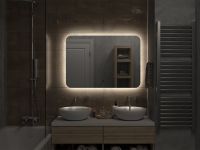 Товар: Зеркало арт-АДХ-02-100/70-14 - фото 3 Зеркало арт-АДХ-02-100/70-14 — фото 3, Зеркала в ванную комнату