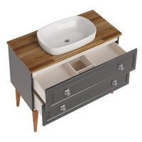 Товар: Подстолье Каталина 100 "Grey" 12096 - фото 6 Подстолье Каталина 100 "Grey" 12096 — фото 6, Тумбы под раковину