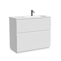 Тумба напольная SANCOS Folk Floor правая 995х445х850, c двумя ящиками оснащенными доводчиками, Bianco, арт. арт-FL100FRW — фото 3, Тумбы под раковину