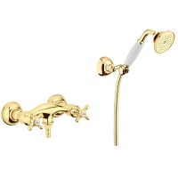Смеситель для душа Webert Ottocento , золото арт-OT760101010 — фото 1, Смесители для душа с лейкой