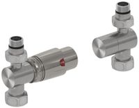 Терморегулятор Терморегулятор автоматический Сунержа прямой (G 1/2" НР х G 3/4" НГ) Сатин арт-071-1420-0001 — фото 3, Комплектующие для полотенцесушителей