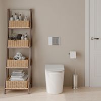 Унитаз приставной IBERICA BLANCA BURGOS ALTO Rimless белый, сиденье полипропилен (IB.BRA.131.1B1) — фото 8, Приставные унитазы