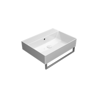 раковина подвесная/встраиваемая KUBE X 60х47 белый арт-9431111 — фото 3, Раковины подвесные