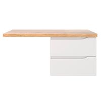 Тумба подвесная NORDIC 60 /левая/ со столешницей из массива 122 см под накладную раковину /AQUA DE MARCO 5060CNOR122/H/L — фото 5, Тумбы под раковину