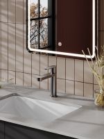 Agger Sweet смеситель для раковины однорычажный, оружейная сталь матовая арт-A2702155 — фото 3, Смесители для раковины