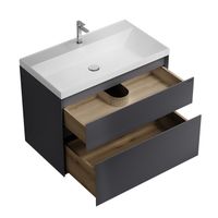 Товар: Тумба подвесная "МЕРКАДО-80 см" с 2-я ящ. графит матовая (ум. Classica-80) арт-108081 - фото 5 Тумба подвесная "МЕРКАДО-80 см" с 2-я ящ. графит матовая (ум. Classica-80) арт-108081 — фото 5, Тумбы под раковину