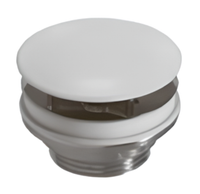 Донный клапан GLOBO RUBINETT без перелива цвет белый матовый FI024BO — фото 1, Донные клапаны