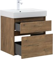 Тумба с раковиной Aquanet Nova Lite 2.0 60 2 ящ. цв. дуб рустикальный 00348189 — фото 11, Тумбы с раковиной