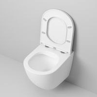 Унитаз подвесной Grossman Color (490х370х360) безободковый,белый матовый с тонкой крышкой,микролифт,1 место арт-GR-4455MS — фото 3, Подвесные унитазы