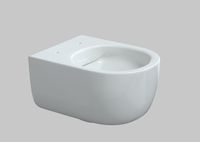 Унитаз BERGES подвесной EGO Real Rimless 49см, сиденье дюропласт Toma Slim SO, микролифт, быстросъем арт-082111RR — фото 15, Подвесные унитазы