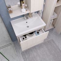 Тумба подвесная "ЮНИТ-60 см" с 2-я ящ. кадена лайт (ум.Фостер-60) 206017 — фото 2, Комоды и тумбы для ванной комнаты