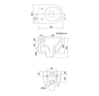 Унитаз Scarabeo MOON подвесной безободковый укороченный цвет белый арт-5524/CL — фото 5, Подвесные унитазы