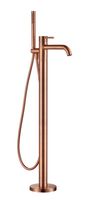 Siena Смеситель для ванны, напольный (монтажная часть в комплекте), медь шлифованная арт-AQM6218BC — фото 1, Смеситель для ванны