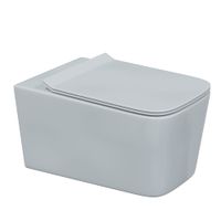 Комплект BERGES для монтажа подвесного унитаза: инсталляция NOVUM525, кнопка F5 Soft Touch черная, унитаз FLOE Rimless, сиденье дюропласт Floe Slim SO, микролифт, быстросъем арт-43224 — фото 4, Комплекты унитаз + инсталляция