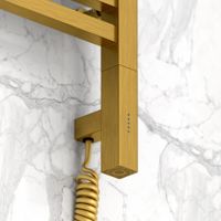 Полотенцесушитель электрический Сунержа Модус 3.0 800х400 МЭМ правый Состаренная латунь арт-051-5701-8040 — фото 2, Электрические полотенцесушители