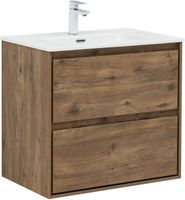 Тумба с раковиной Aquanet Милан 70 цв. дуб рустикальный 00340163 — фото 1, Тумбы с раковиной