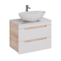 Товар: Столешница OLIVIA 80см под 1 раковину из стекла, цвет: Белый LM08OL80S - фото 1 Столешница OLIVIA 80см под 1 раковину из стекла, цвет: Белый LM08OL80S — фото 1, Столешницы под раковину