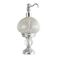 CRISTALIA Дозатор жидкого мыла настольный, стекло/хром/Crystal 16799 — фото 1, Дозаторы